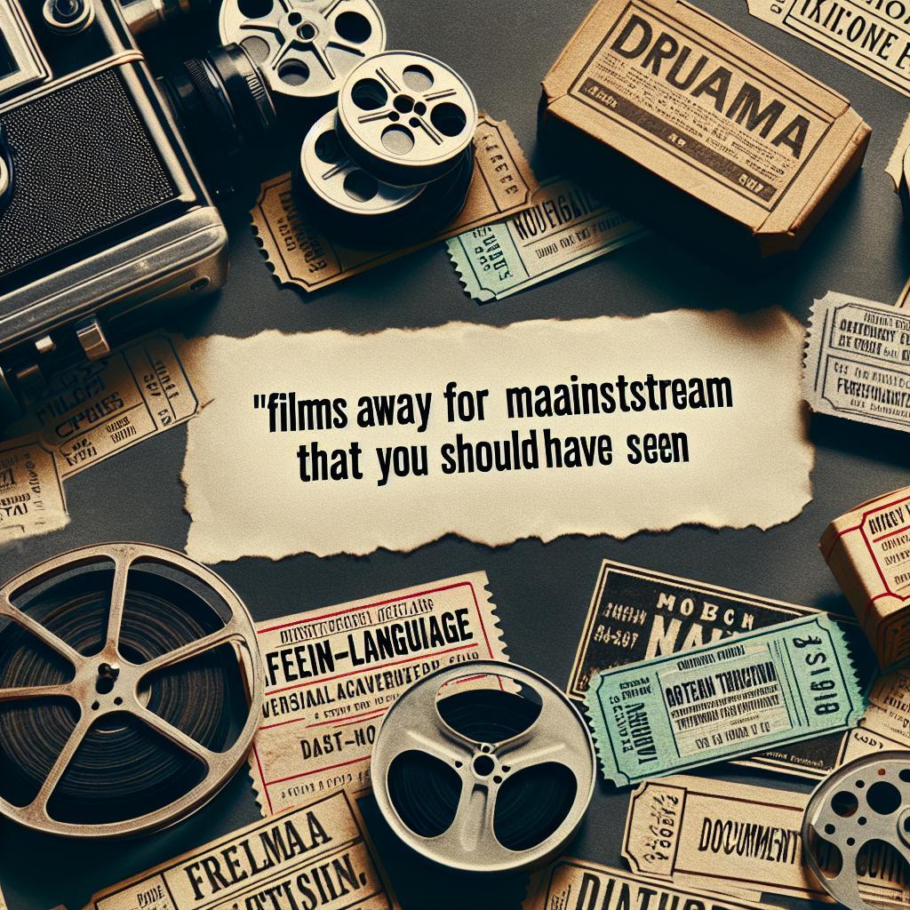 Filme abseits des Mainstreams, die man gesehen haben sollte